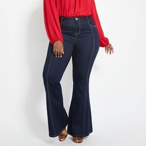 Ashley Stewart Flair Leg Jean's Sz 16